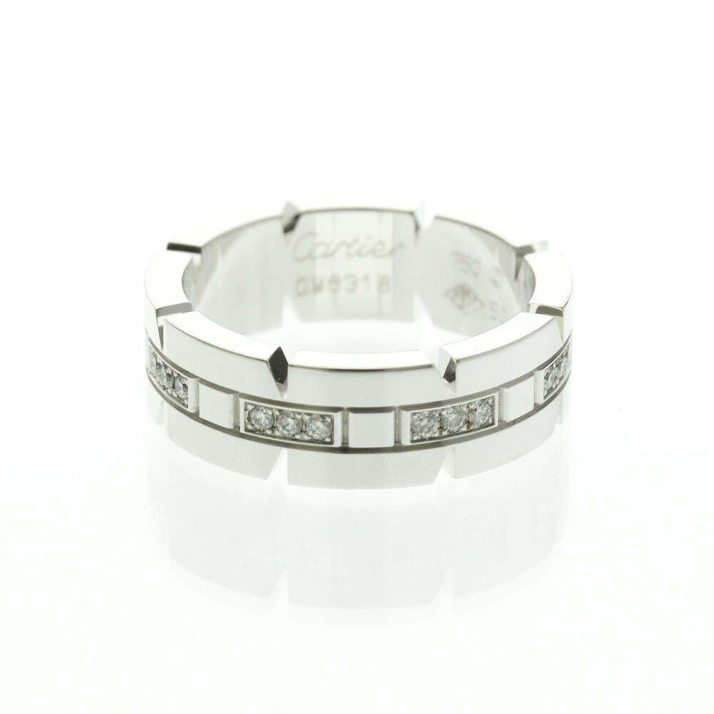 CARTIER 18k Silver Diamond Ring